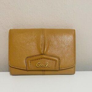Coach Tan Leather Wallet
